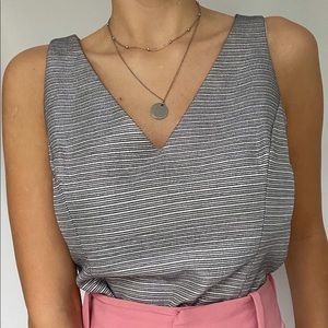 Gray (silver) top